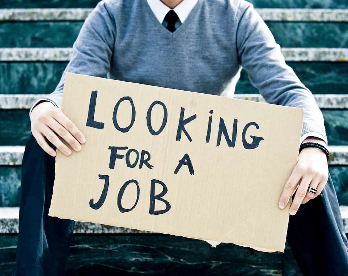 Looking for a job — economic pressure
